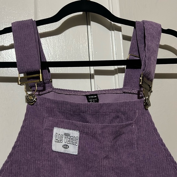 Pre owned SHEIN EZwear Purple Overall woman dress size M - Picture 3 of 12
